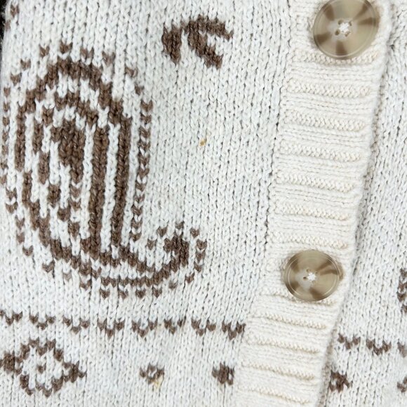 NWT American Eagle Paisley Patter Knit Button Up Cardigan - Picture 7 of 9